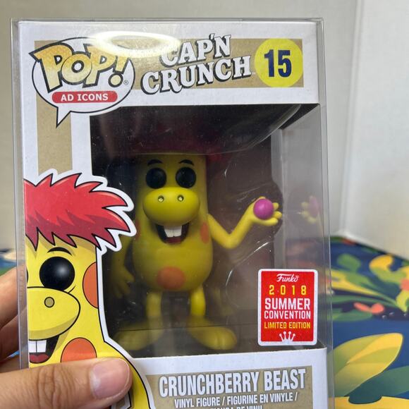 Funko POP! Ad Icons Cap’n Crunch #15 Crunchberry Beast 2018 Summer Convention - Picture 12 of 12